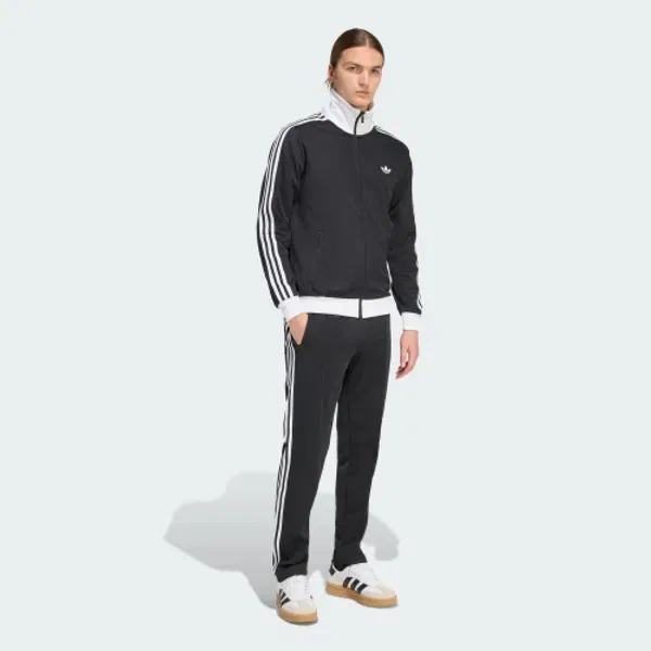 Тренировочная куртка классическая, slim fit, Adidas, черный, белый — фото 4