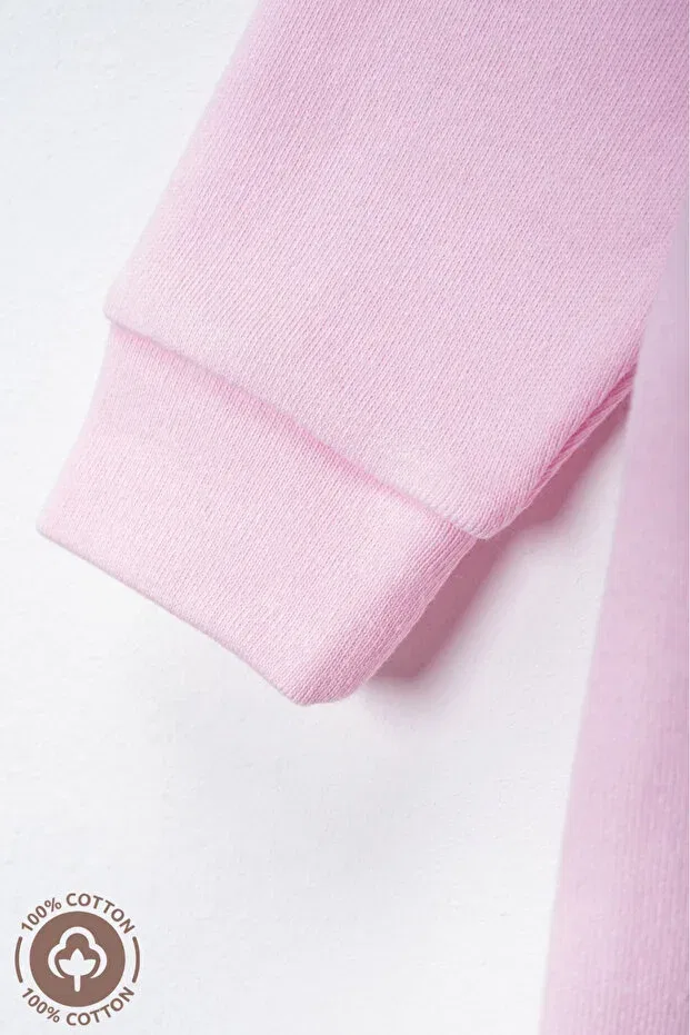 Детское боди-комбинезон с принтом Happy Miniel, Pink — фото 3