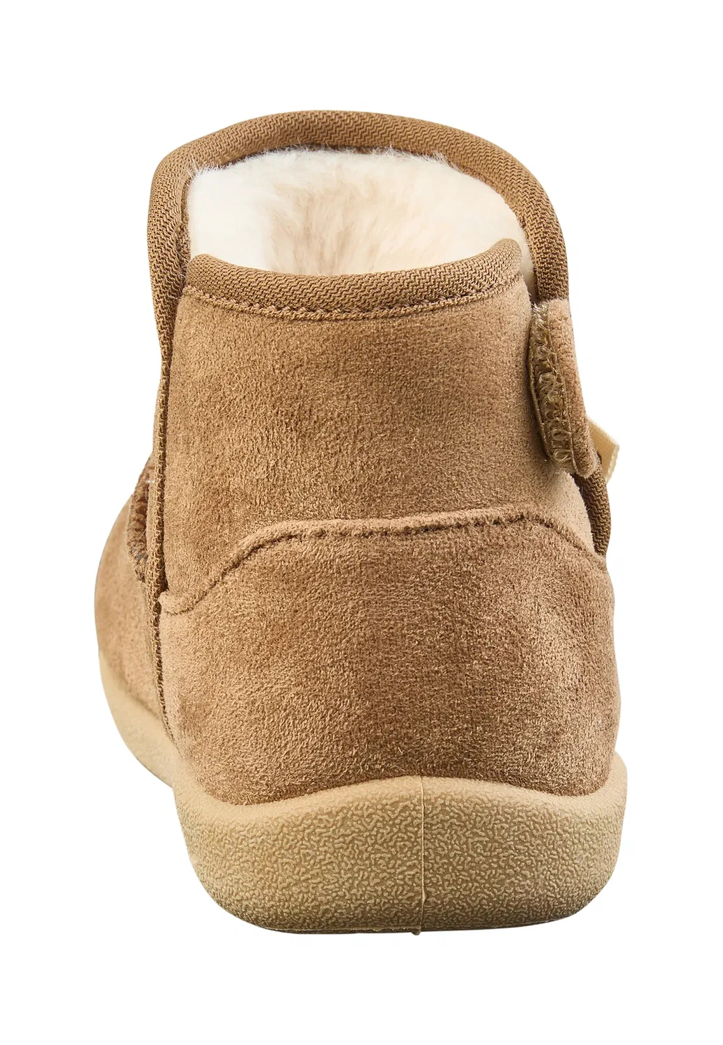 Uni mit klettverschluss teddyflausch logo und rutschfeste sohle унисекс - детская обувь Sterntaler, Braun Mel — фото 4