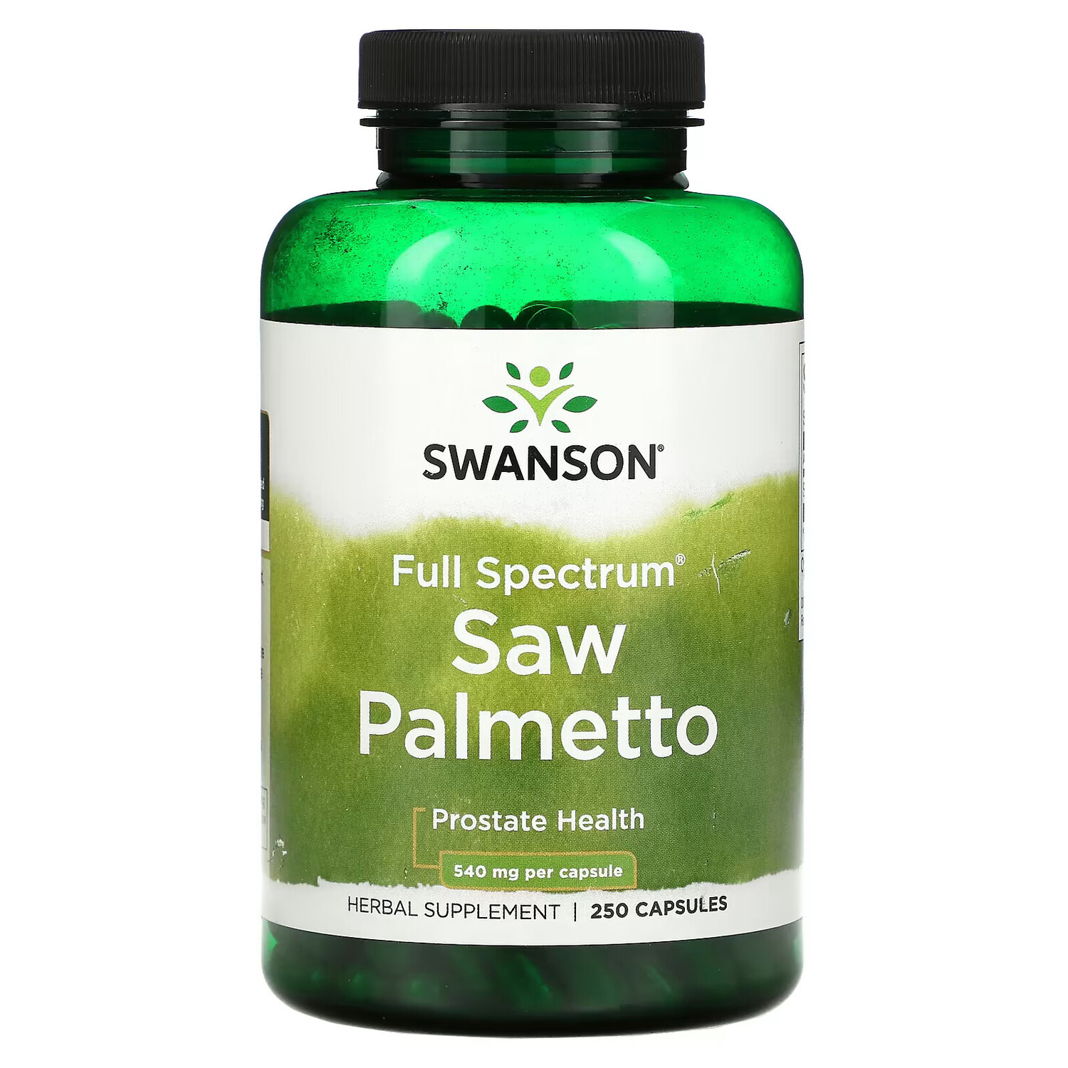 

Swanson, Full Spectrum Saw Palmetto, 540 мг, 250 капсул