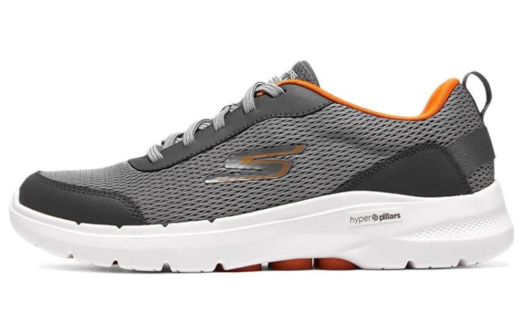 

Skechers Go Walk 6 Lifestyle Shoes Men Low-top Grey/orange