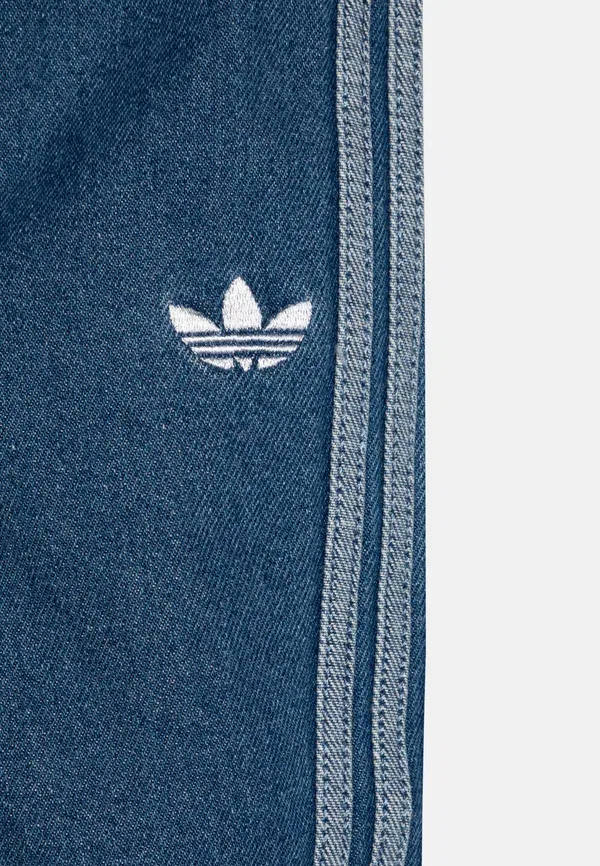 Детская толстовка с джинсовой отделкой Adidas Originals, синий — фото 4