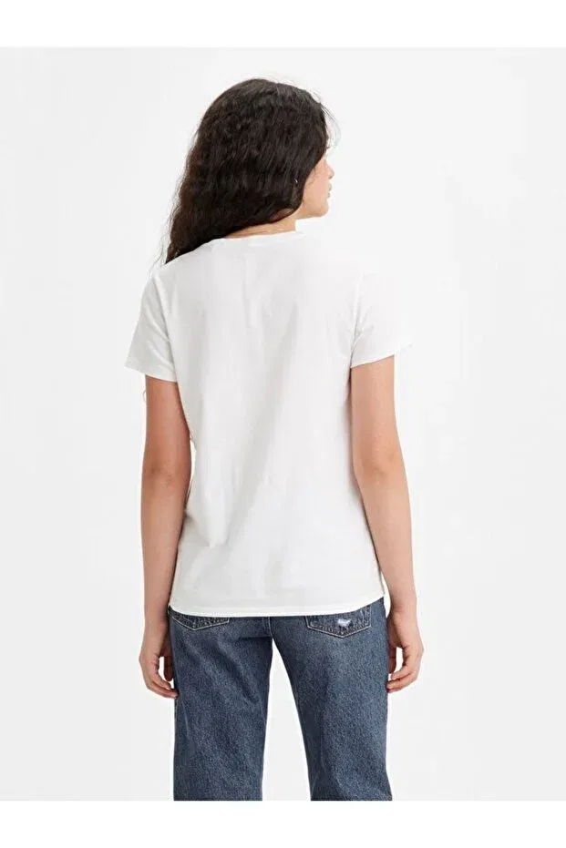 Женская футболка с коротким рукавом Levi'S, White — фото 3