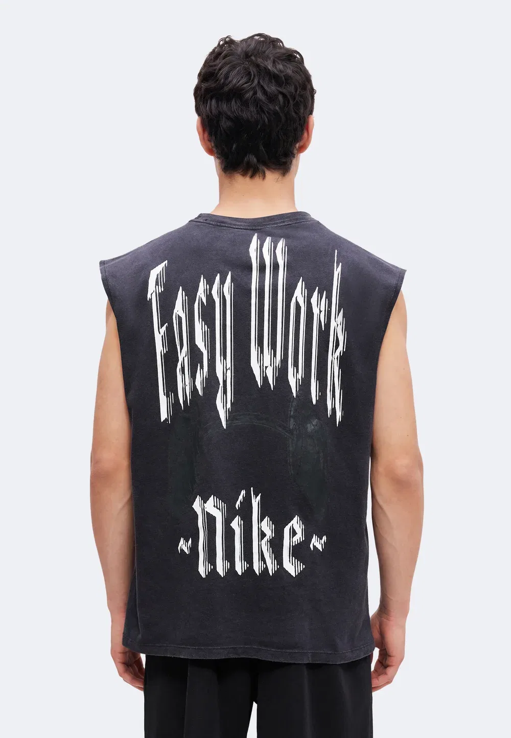 Футболка с принтом "Tee train" Nike Performance, Black/White