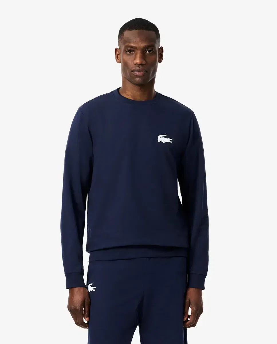 Мужская худи из футера Loungewear Lacoste, Navy