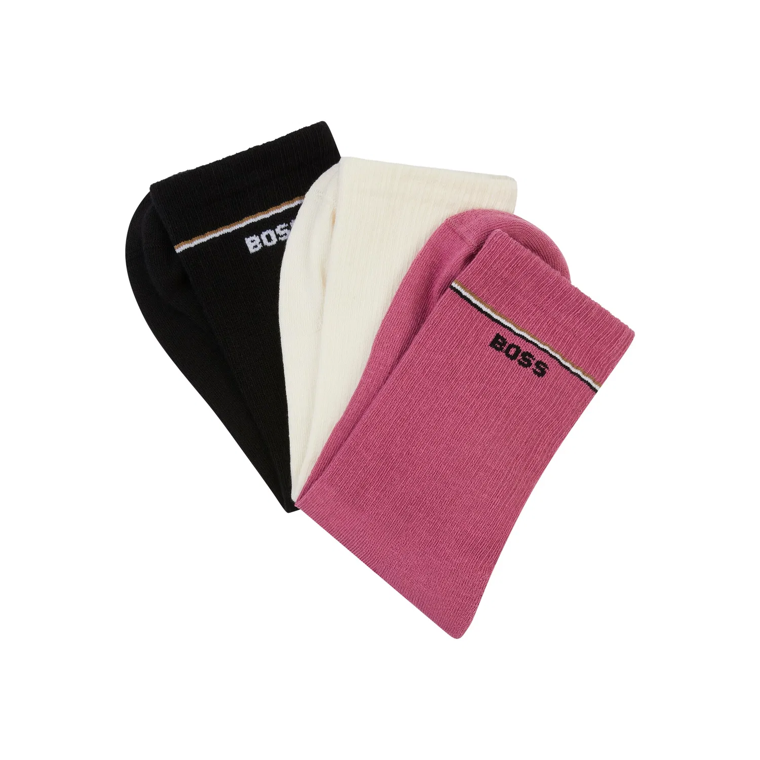 Женские носки 3 пары с контрастными деталями BOSS, Open Miscellaneous — фото 2