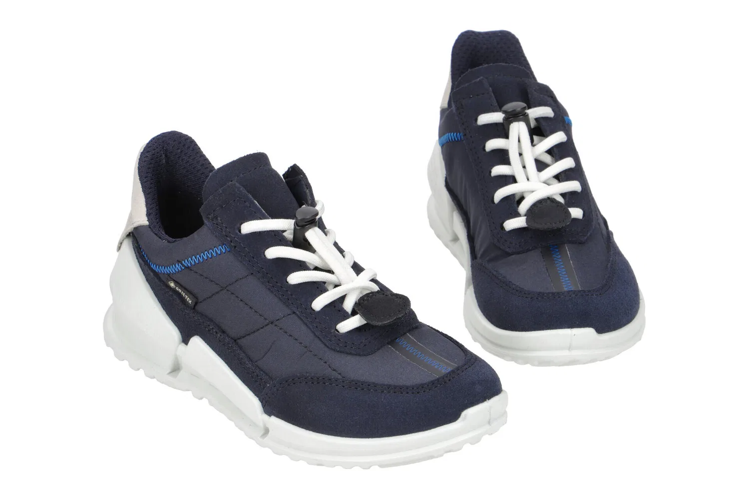 Детские кожаные кроссовки для мальчиков BIOM K1 Ecco, Night Sky Gravel — фото 2