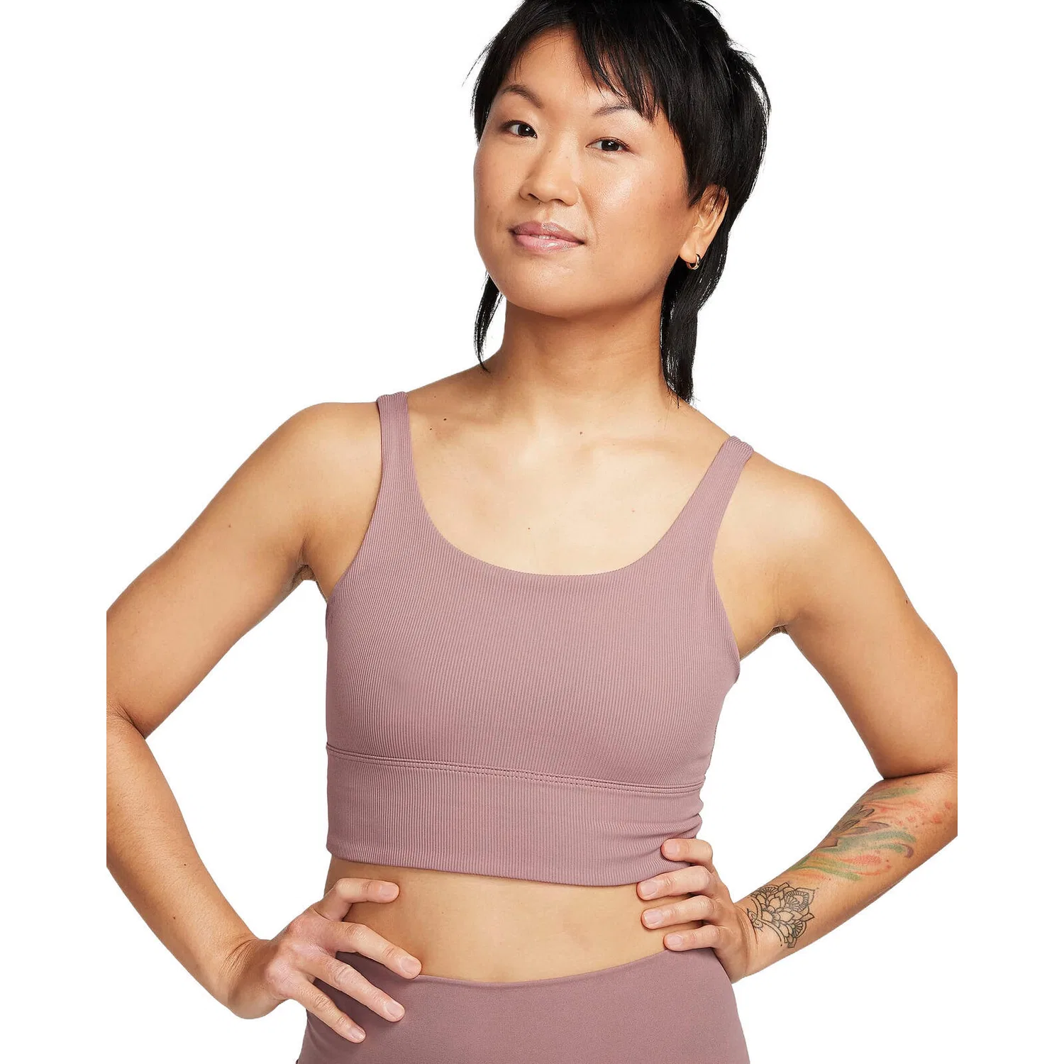 Женский бюстгальтер Nike Zenvy Rib, Violett