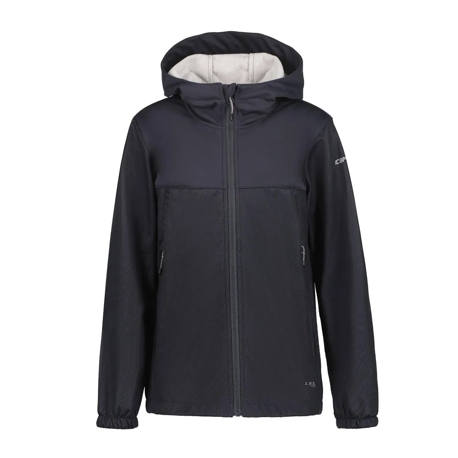 Детская ветрозащитная куртка Kingwood Jr Icepeak, Schwarz