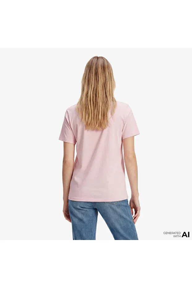 Женская футболка хлопковая Tommy Hilfiger, Pink — фото 2
