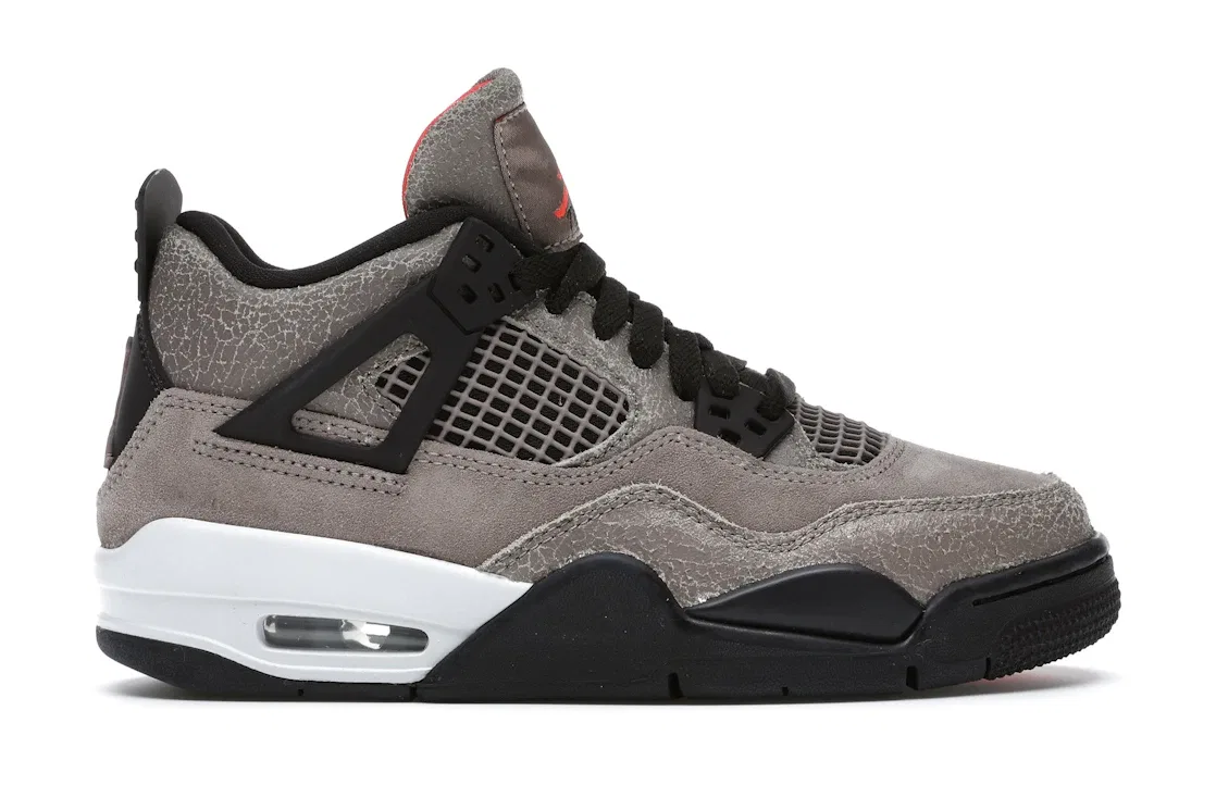Детские кроссовки lifestyle Taupe Haze Jordan 4 Retro Jordan, Taupe Haze/Oil Grey-Off White-Infrared 23
