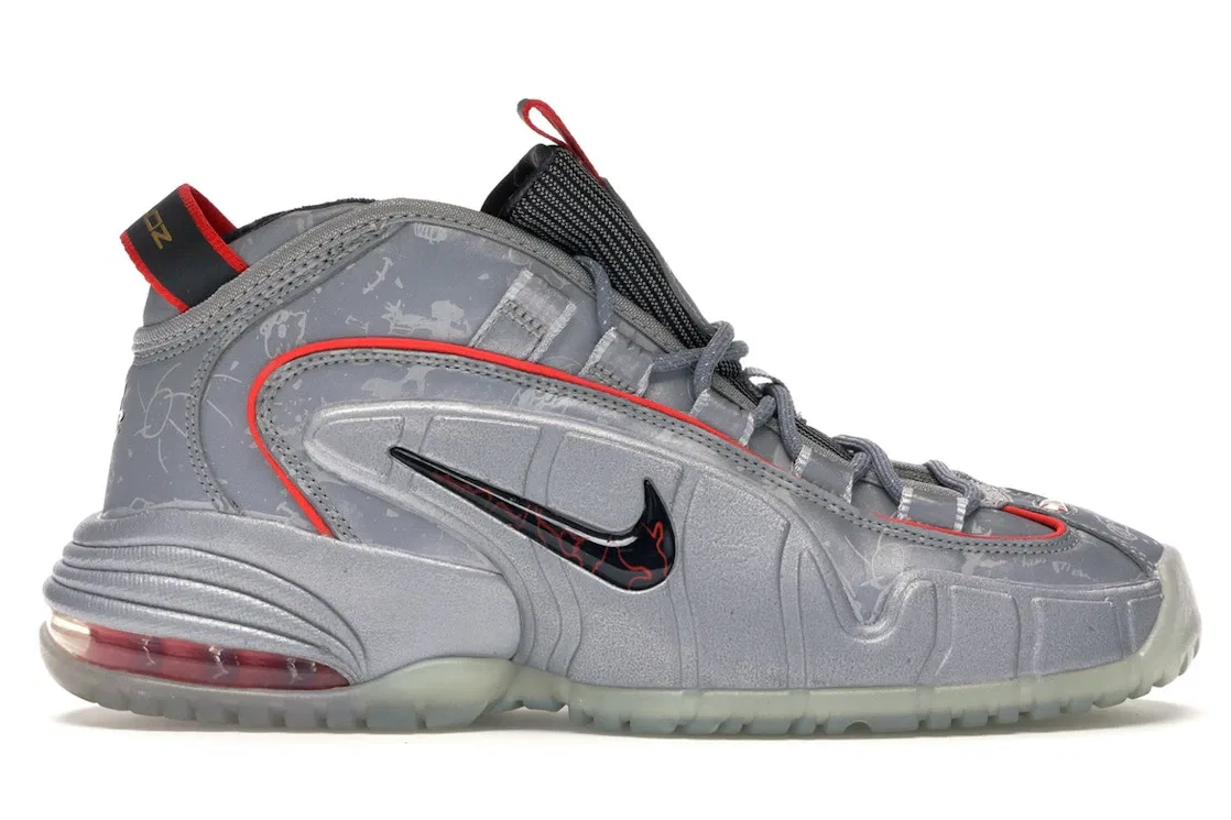 Детские кроссовки Lifestyle Nike Air Max Penny 1, Rflct Silver/Black/Red/Metallic
