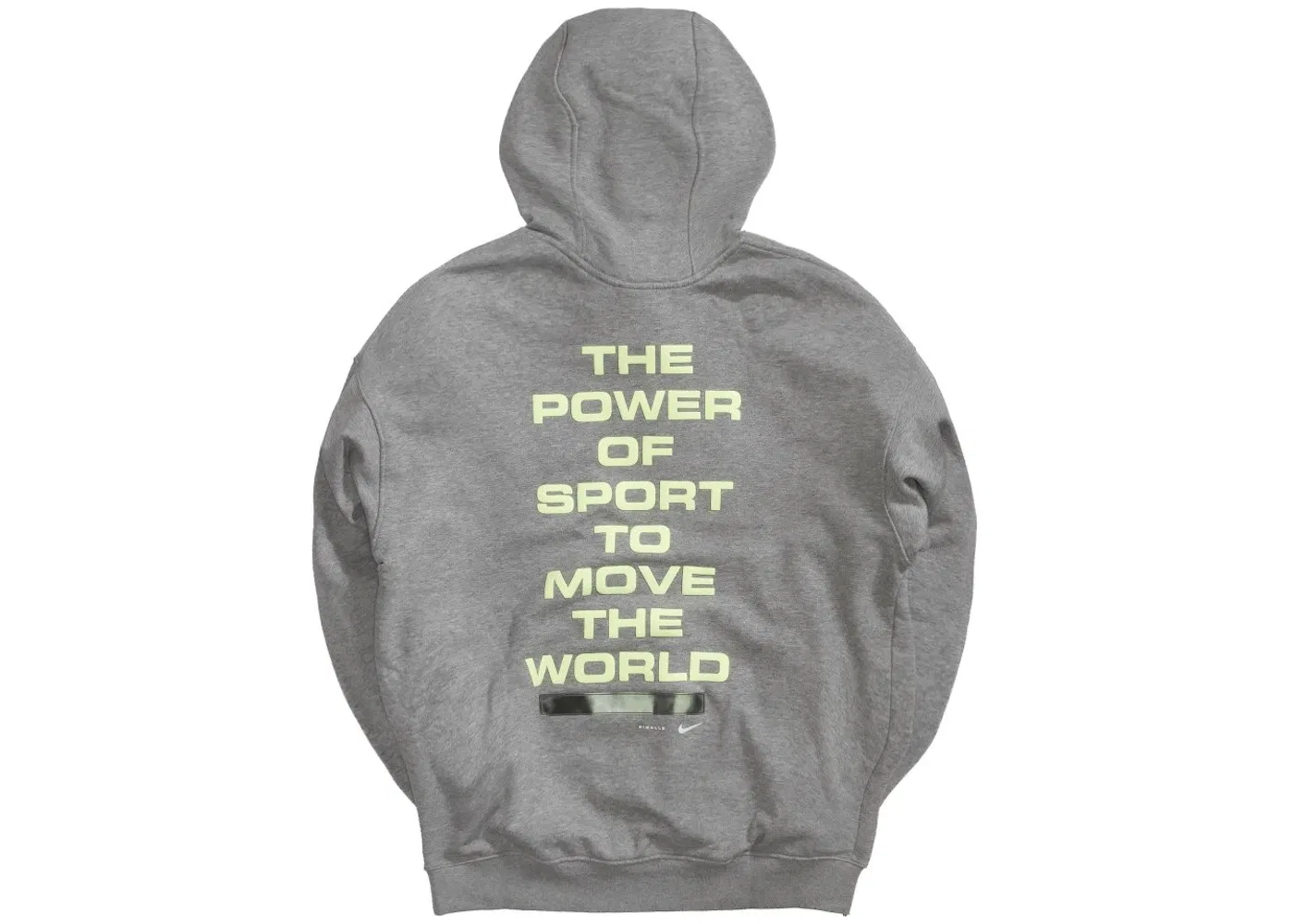 Мужская худи с принтом Hoodie Nike, Dark Grey Heather — фото 2