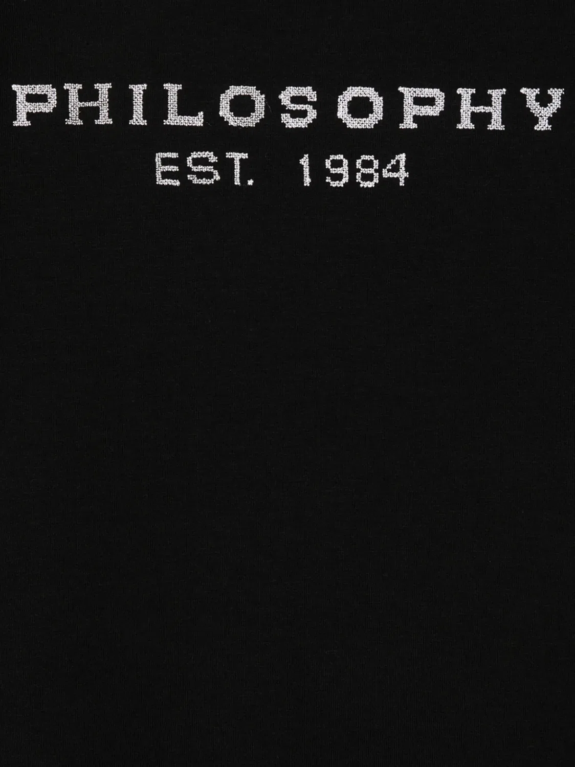 Свитшот с Вышитым Логотипом и Пышными Рукавами Philosophy Di Lorenzo Serafini, черный — фото 3