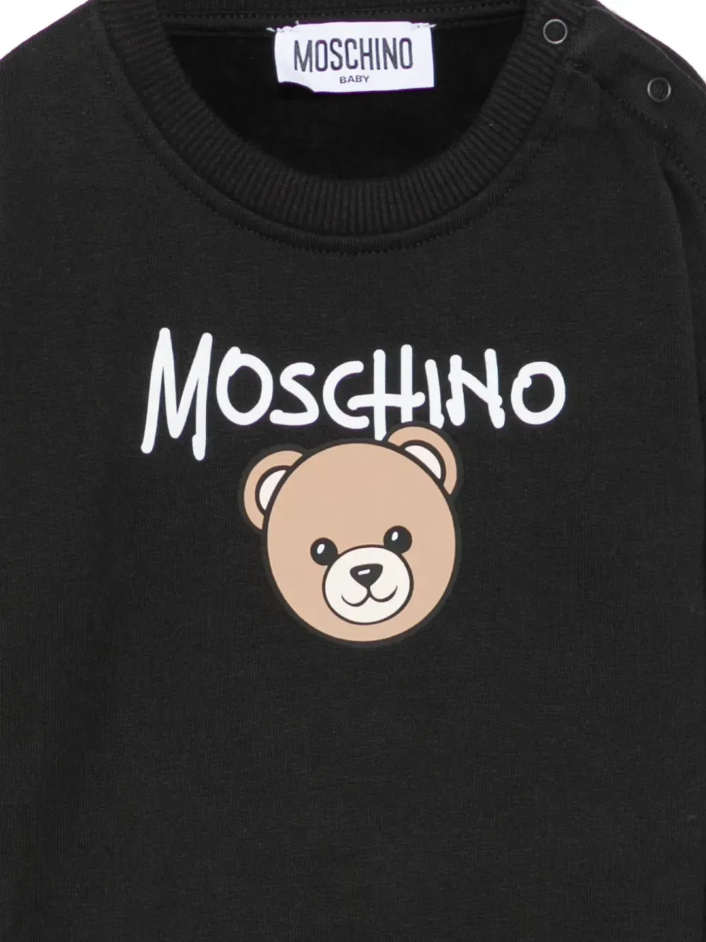 Джемпер с логотипом Moschino Kids, черный — фото 3