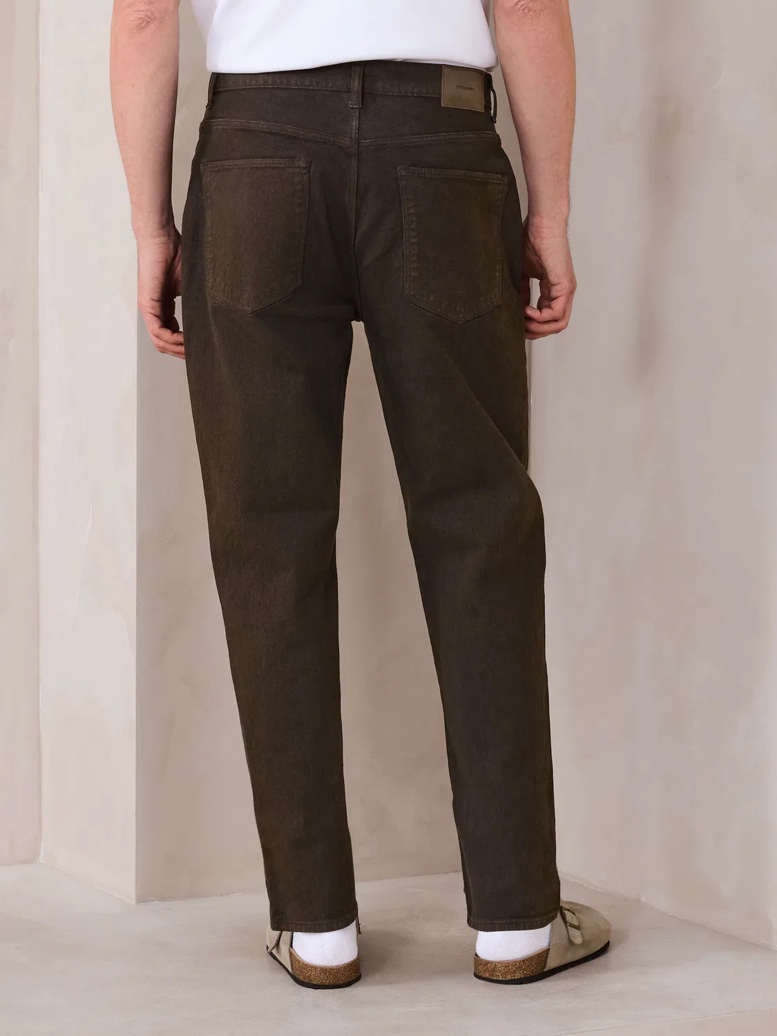 Джинсы tapered fit, N. Premium Next, коричневый — фото 3