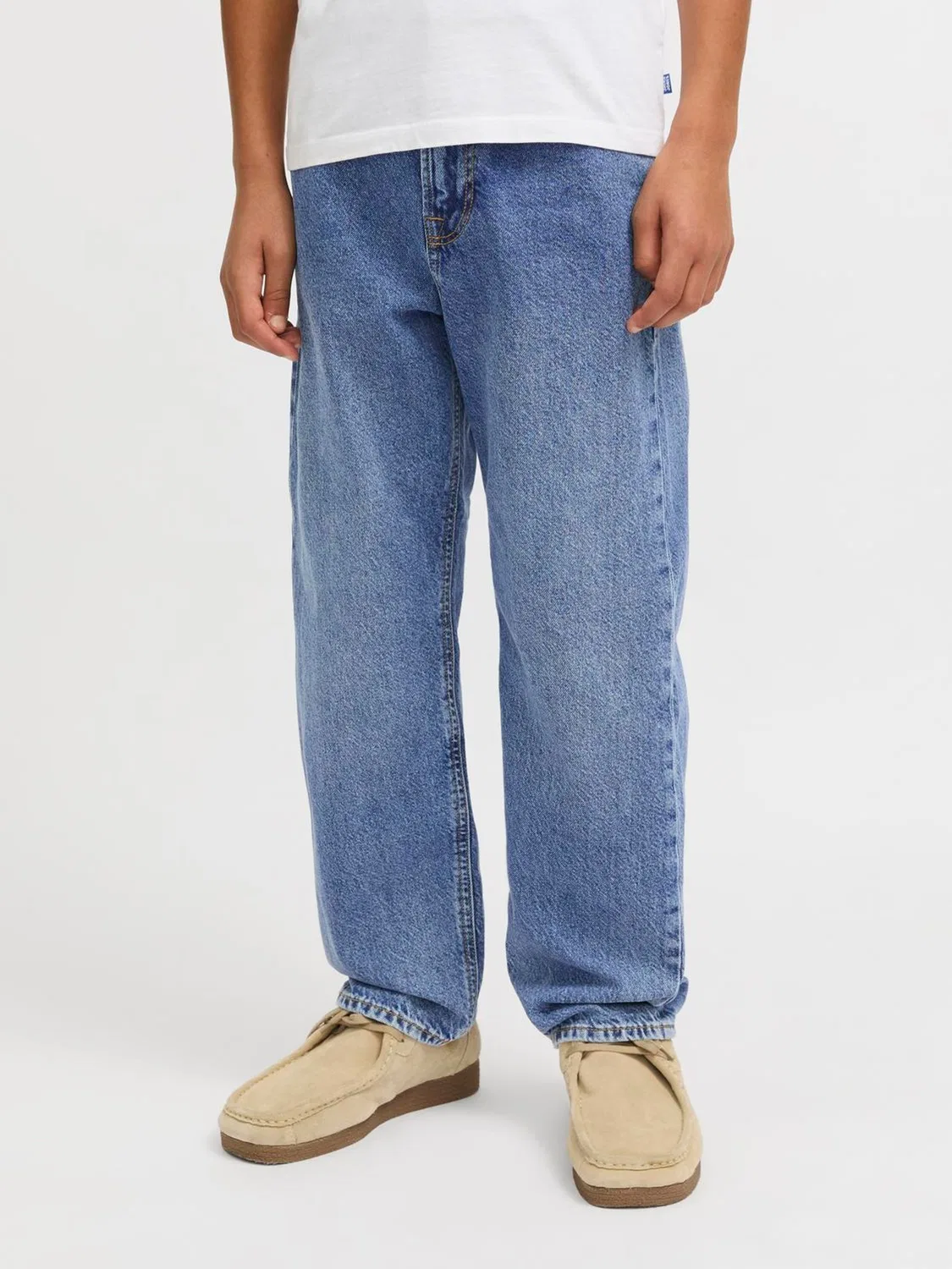 Джинсы свободного кроя Chris JACK & JONES JUNIOR, синие