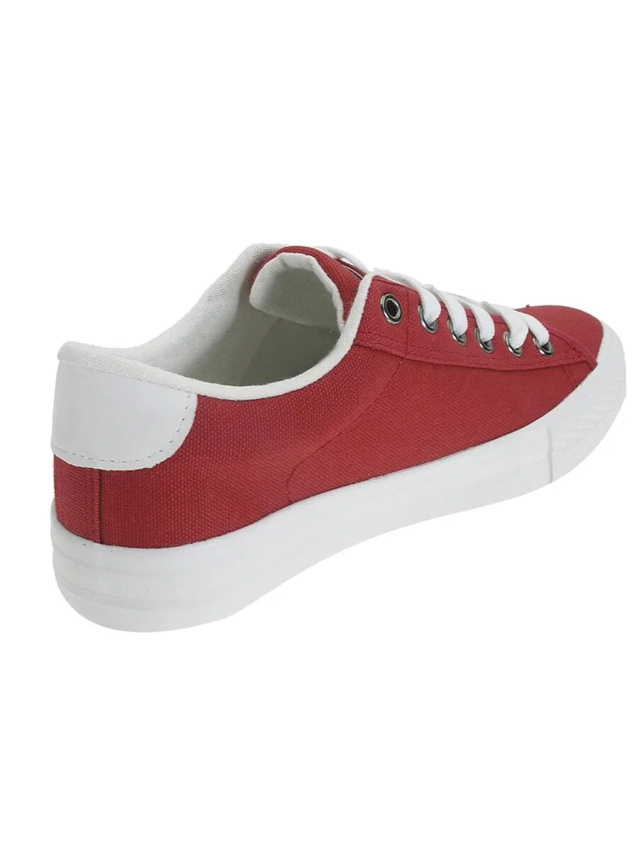 Кроссовки Beppi 'Canvas Shoe' красного цвета — фото 3