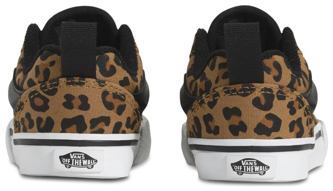 Детские кеды Knu Skool Leopard Vans, коричневый/черный — фото 3