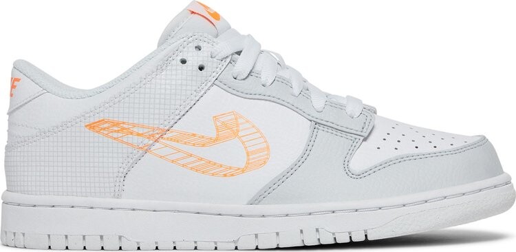 

Кроссовки Nike Dunk Low SE GS '3D Swoosh', белый