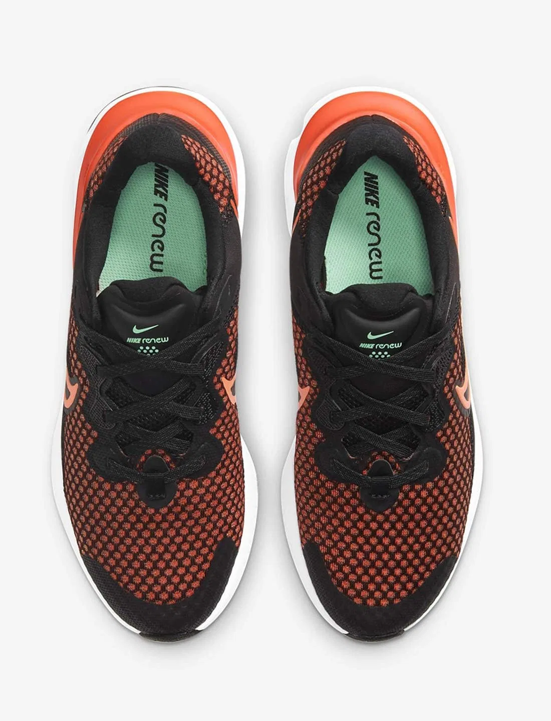 Детские беговые кроссовки Stroke Nike, Black Hyper Crimson Chile Red Green Glow White Dk Smoke Grey — фото 4