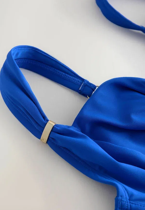 Купальник с underwire bra, Regular fit - f-k underwired tummy control swimsuit, Next, синий — фото 3