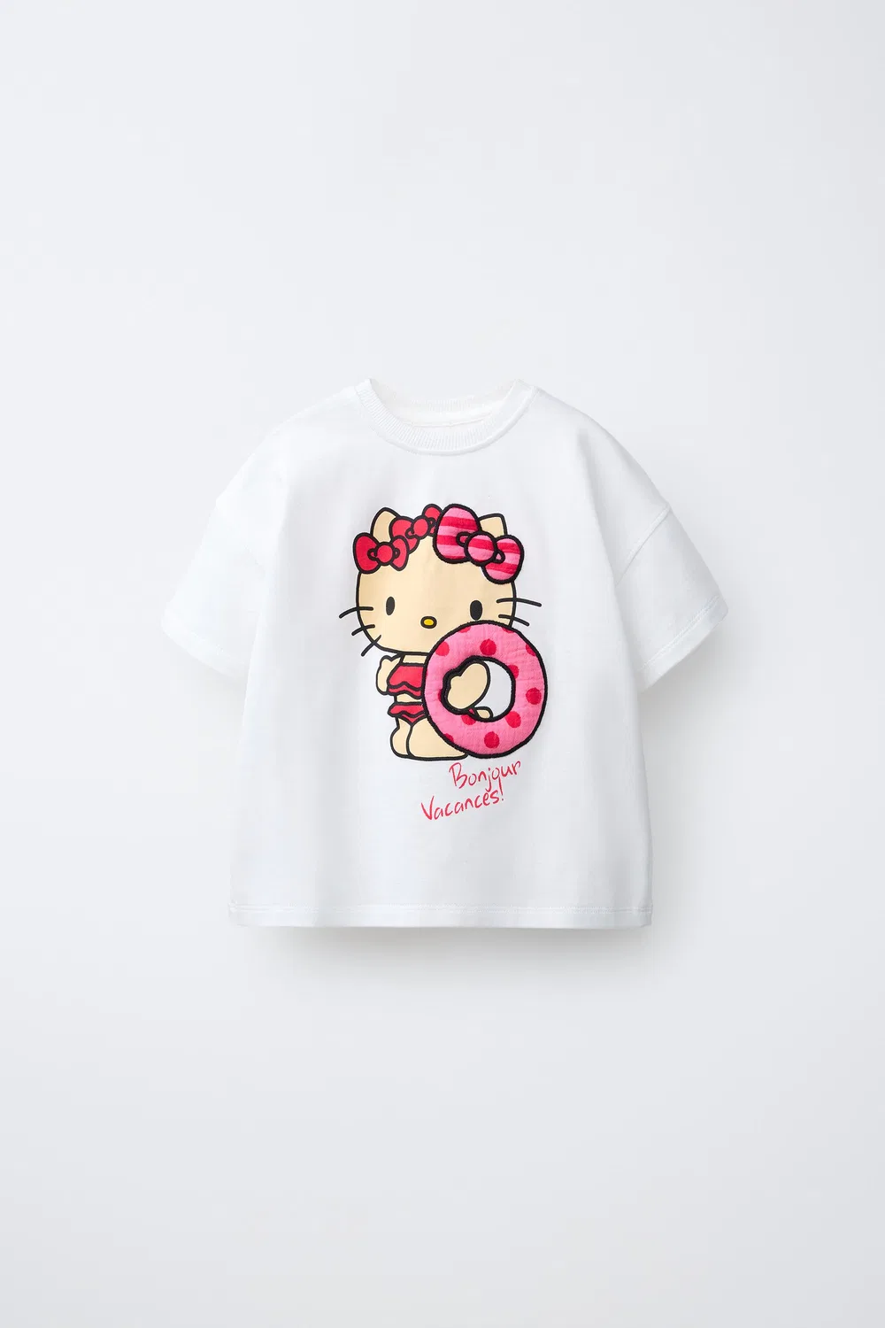 Футболка с кольцом для плавания Hello Kitty Sanrio ZARA, White