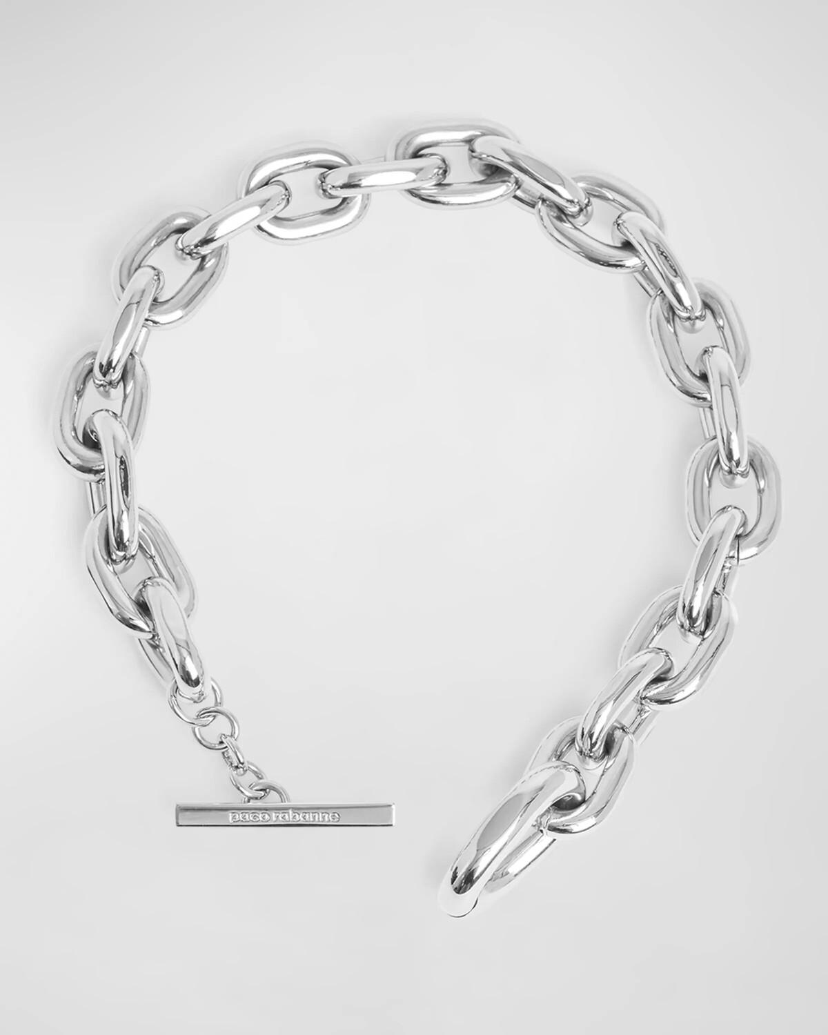 

Ожерелье из звеньев цепи XL Rabanne, цвет Silver