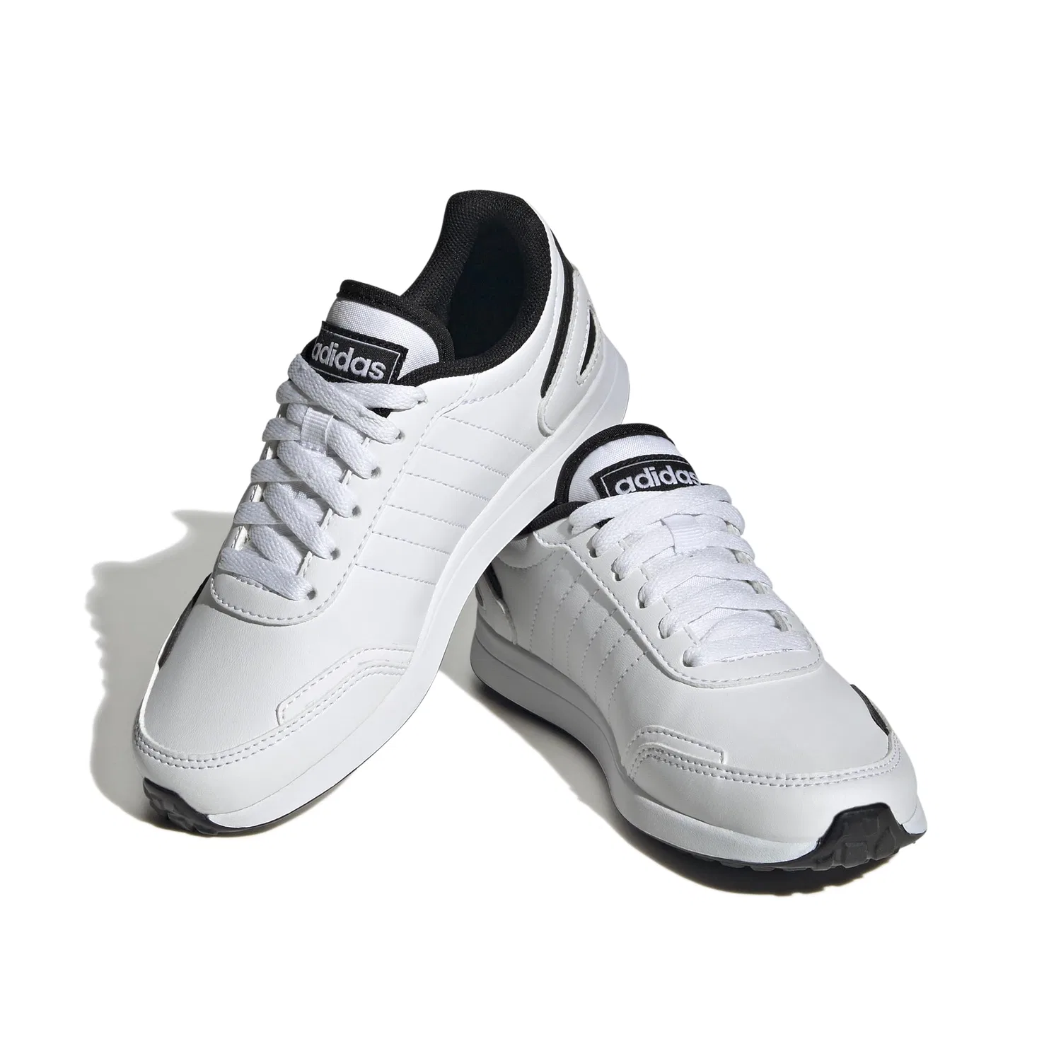 Детские кроссовки для бега с принтом Vs Switch 3 Lifestyle Running Lace Sneakers Adidas, Ftwr White Core Black — фото 4