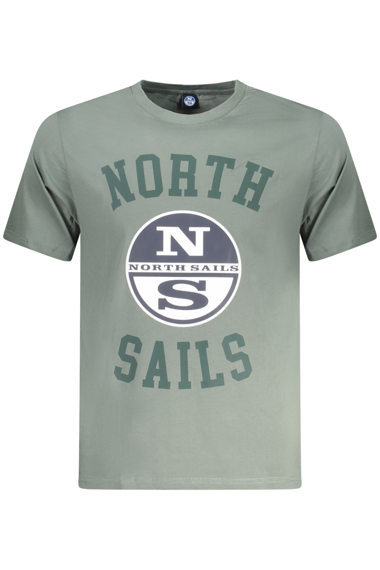 

Футболка мужская North Sails хлопковая с принтом, темно-зеленый