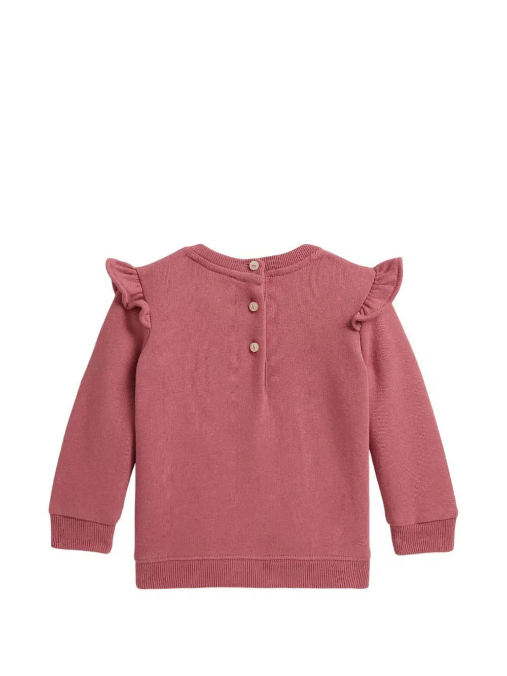 Толстовка с оборками и принтом Polo Bear Polo Ralph Lauren Kids, розовый — фото 2
