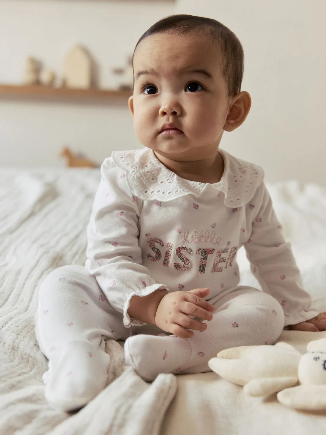 Комбинезон для сна Family Baby Sleepsuit Next, белый — фото 2