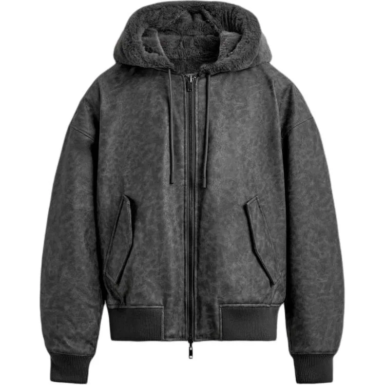Мужская куртка умеренного кроя Coal Gray ZARA, Coal Gray