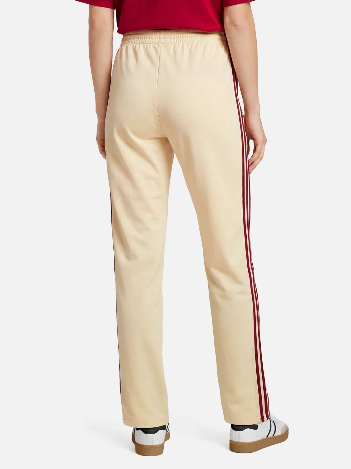 Женские спортивные брюки с тремя полосками Adidas Originals, Vanille