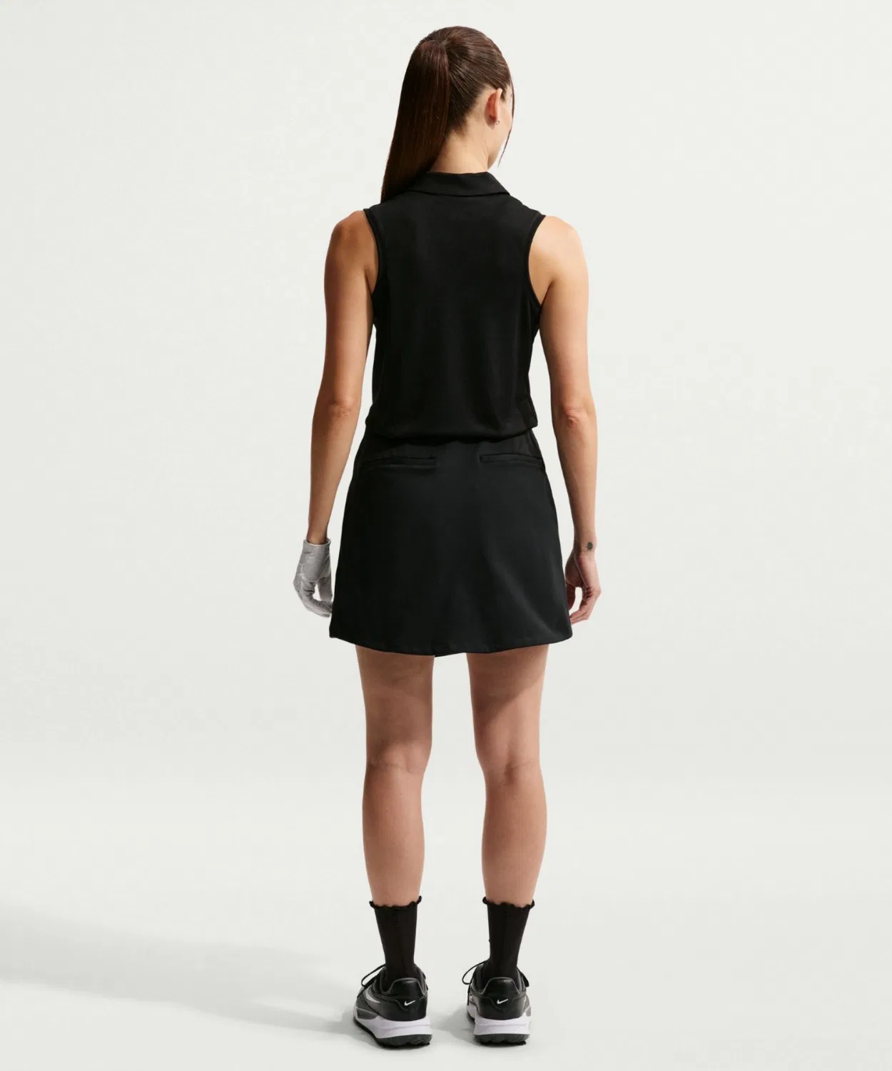 Женская юбка для гольфа с шортами Dri-FIT Nike Golf Club, Black — фото 3