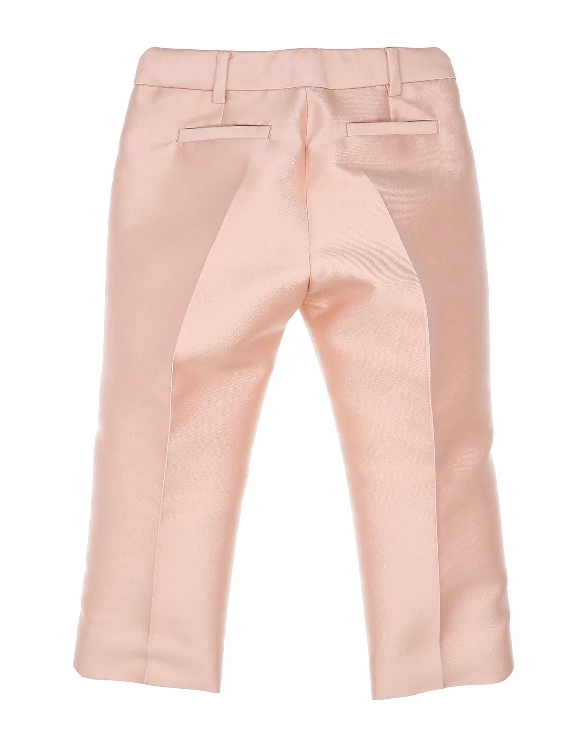 Детские брюки для девочек из твила с принтом Stella Mccartney Kids, розовый — фото 2