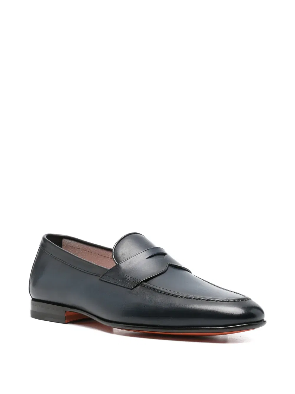 Лоферы Карлоса Santoni, синий — фото 2