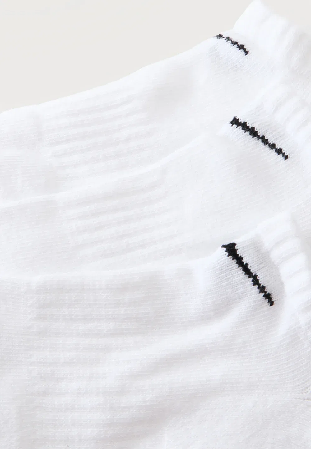 Повседневные мягкие спортивные носки унисекс, 6 пар Nike Performance, White/Black — фото 2