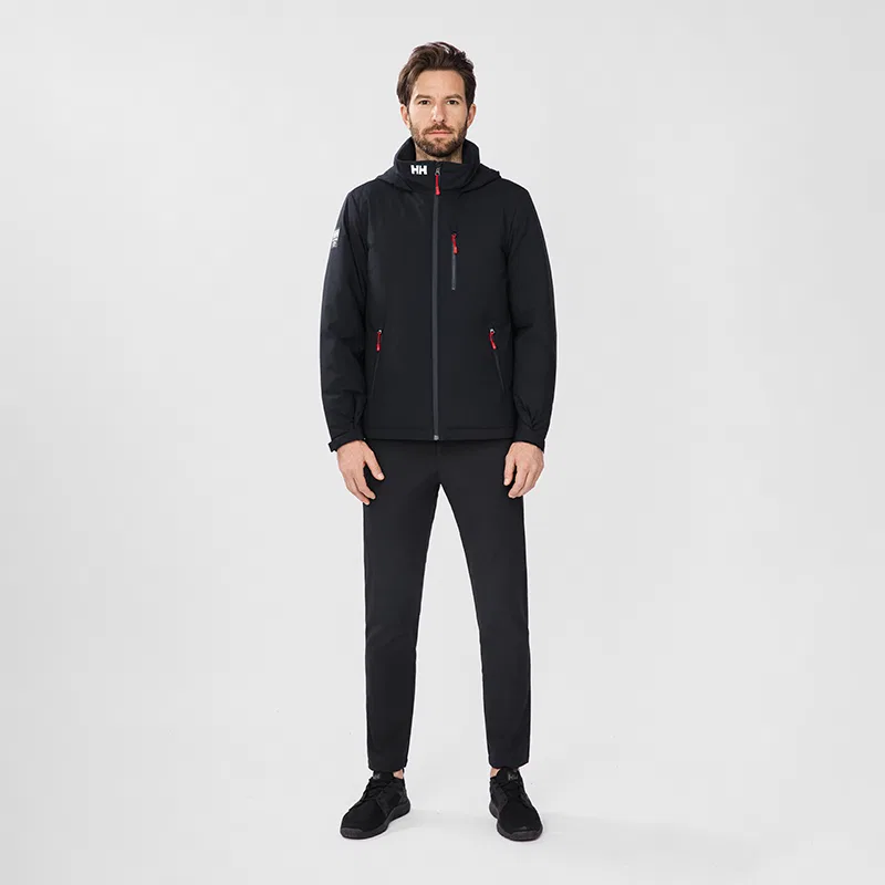 Детский пуховик с капюшоном HELLY HANSEN CREW, Blue — фото 4