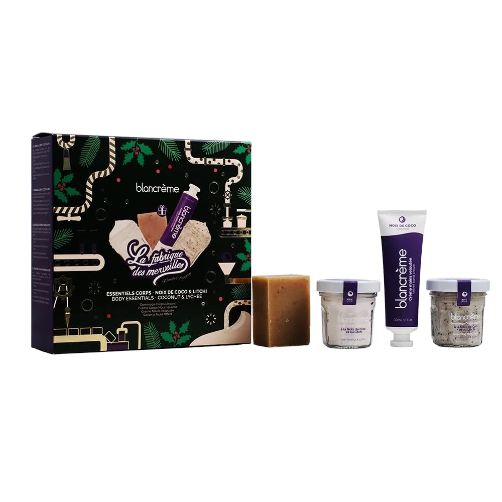 Набор для тела Les essentials Litchi Coconut, Blancreme, 160 г, White