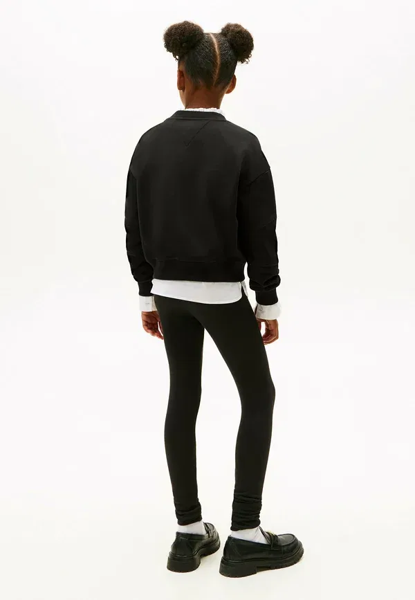 Комплект из хлопка и полиэстера Corp set - leggings Tommy Hilfiger, черный — фото 2