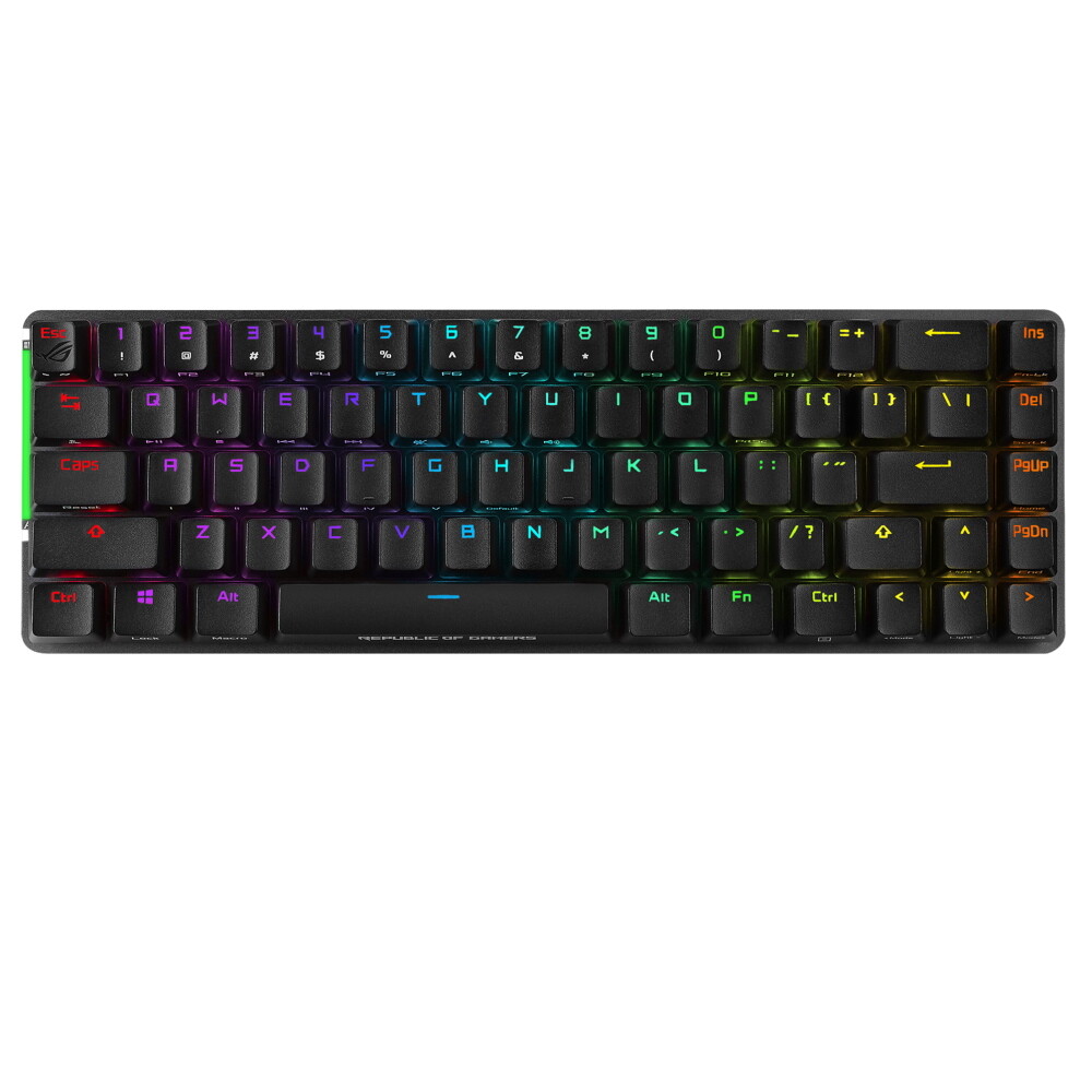 

Клавиатура игровая беспроводная ROG Falchion NX, NX Blue, PBT, английская раскладка, черный