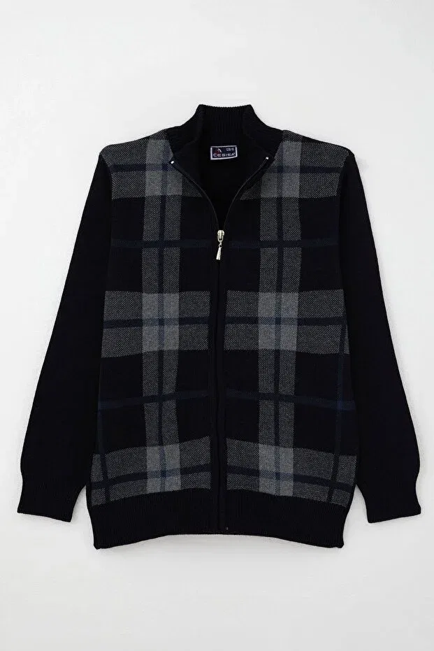 Детский кардиган для мальчиков с принтом Cegisa, Navy Blue