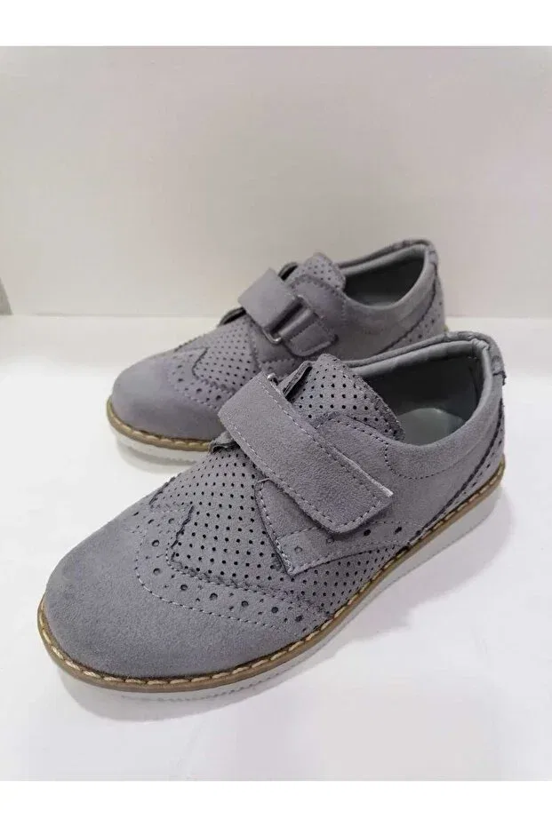 Детские оксфорды для мальчиков с ортопедической подошвой Özgür Kids, Gray