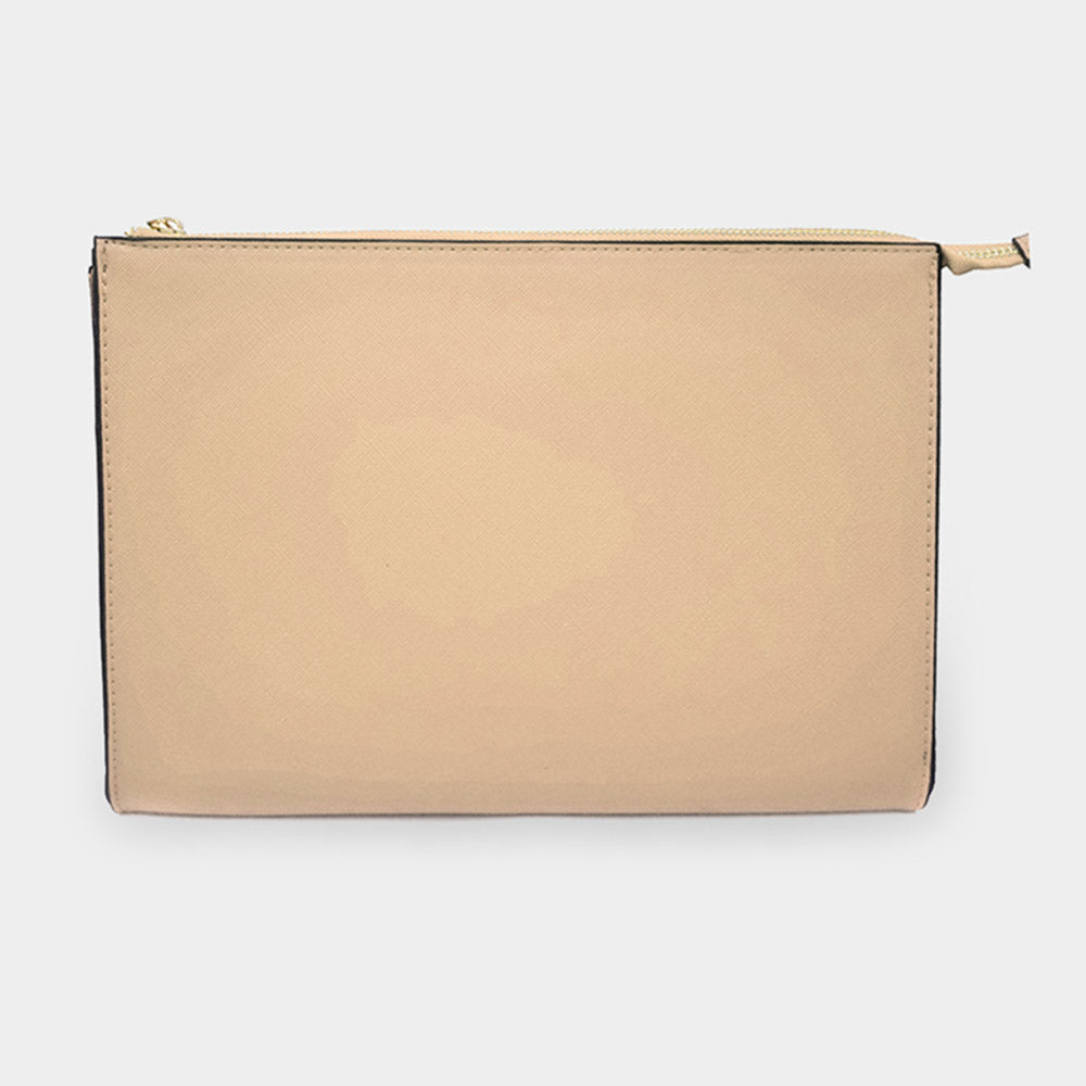 

Клатч из искусственной кожи FASHNZFAB, золотой