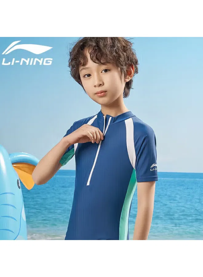 Купальник детский слитный Li-Ning, синий — фото 2