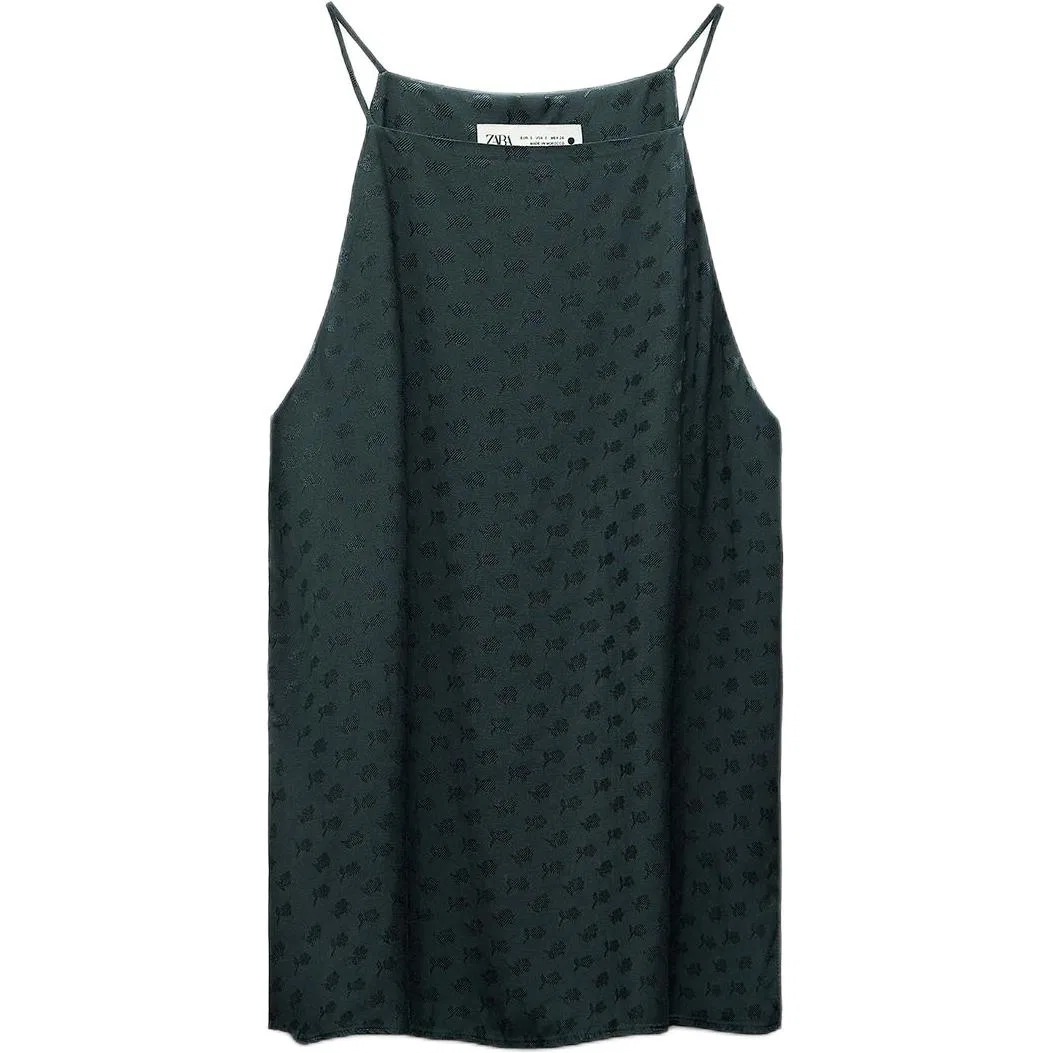 ZARA Женская майка-борцовка ZW Series, Dark Green