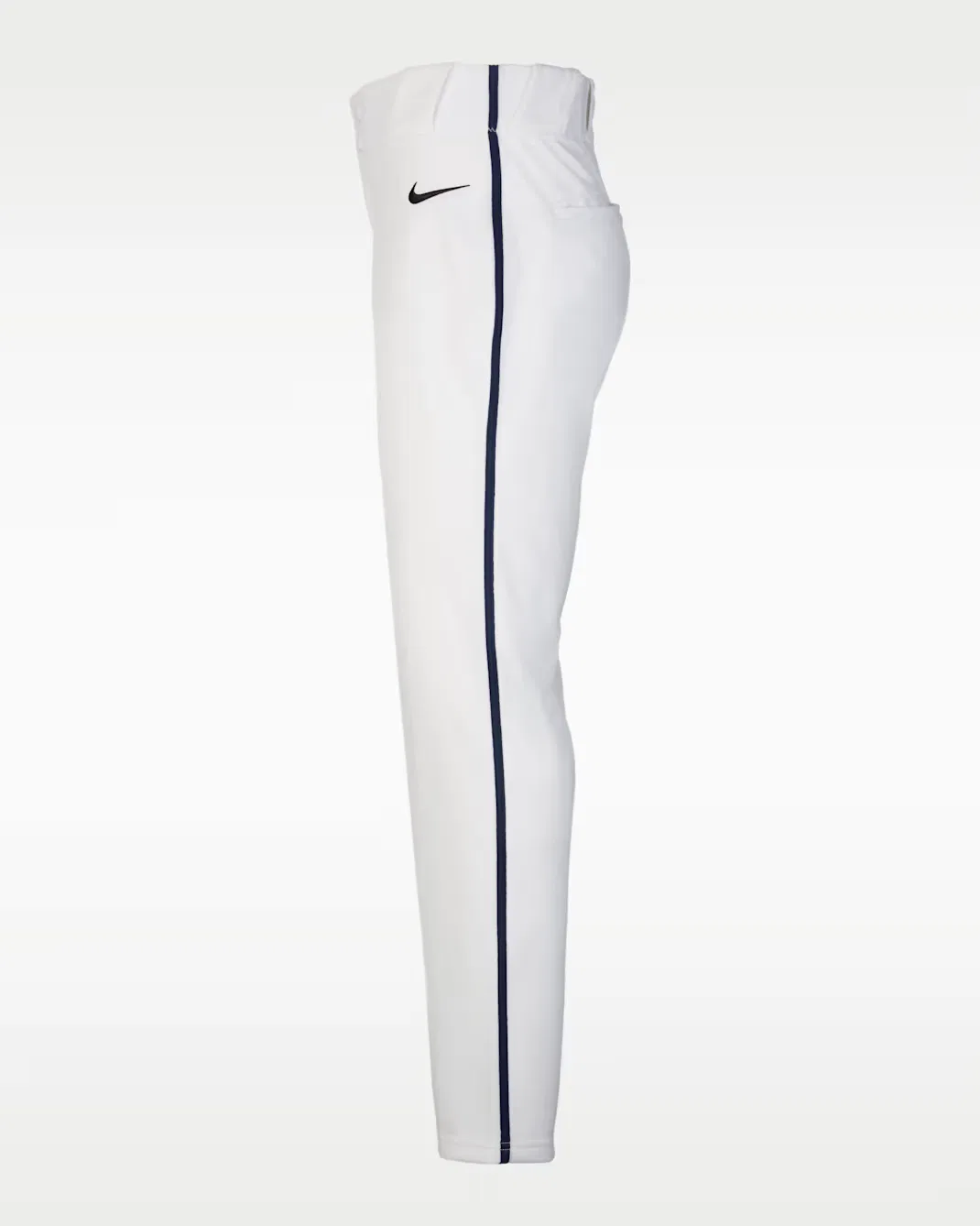 Детские бейсбольные штаны с кантом Nike Vapor Select 2, White/Midnight Navy/Black — фото 3