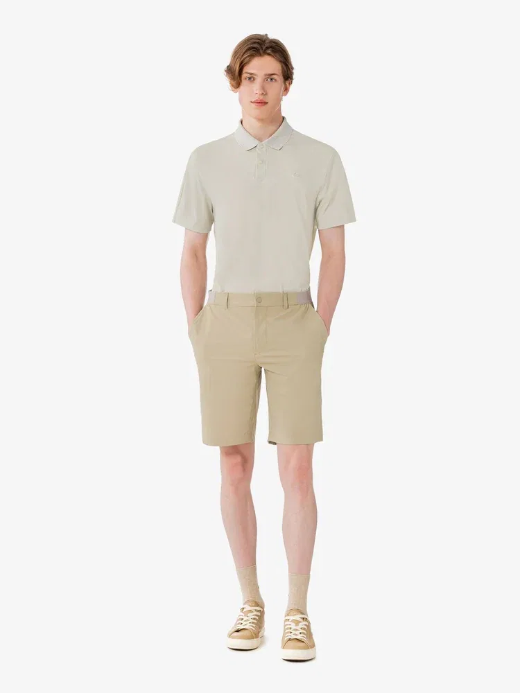 Шорты мужские классические Bermuda LACOSTE, Beige — фото 4