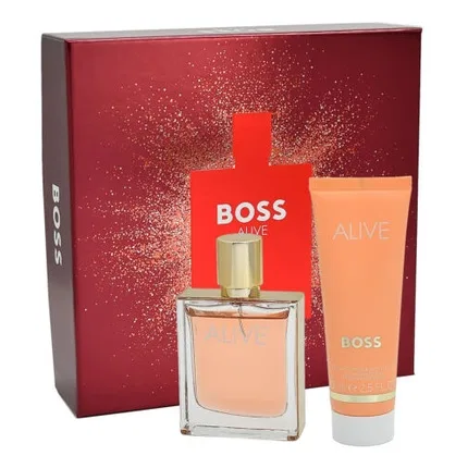 Женская парфюмерная вода с лосьоном для тела, 50 мл, BOSS Alive, Hugo Boss